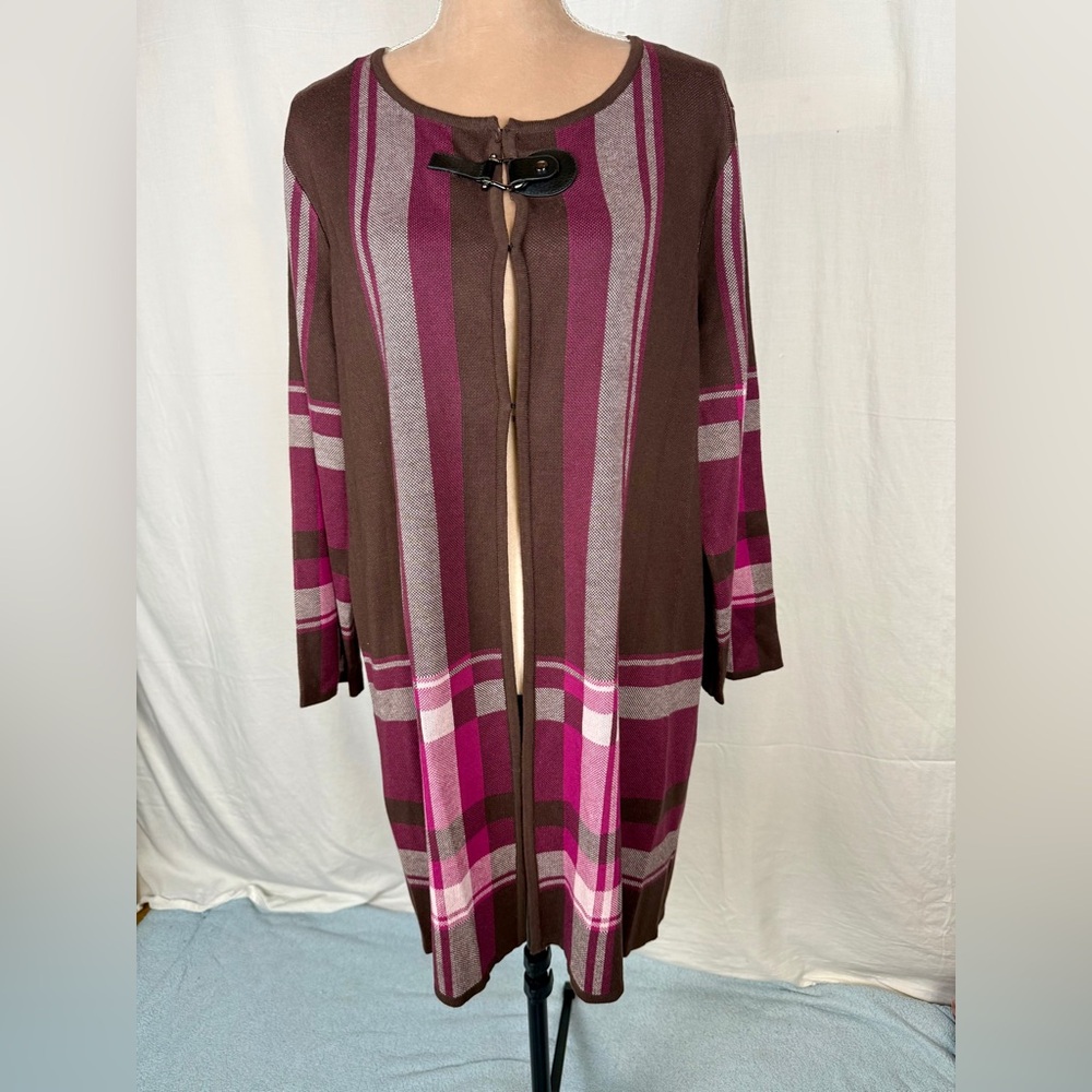 Kasper Fuchsia Knit Top